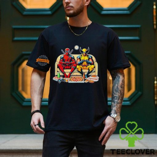 Marvel Deadpool Wolverine Disney Superhero shirt