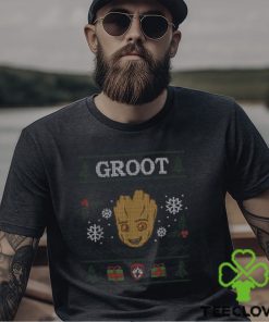 Marvel Groot Guardians Of The Galaxy Ugly Christmas Shirt 2 Marvel Groot Guardians Of The Galaxy Ugly Christmas Shirt