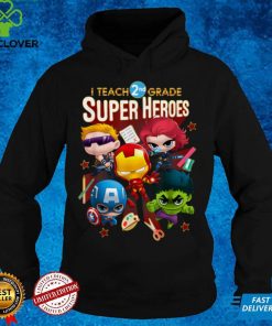 Marvel Group Shot I Teach 2nd Grade Super Heroes T Shirt
