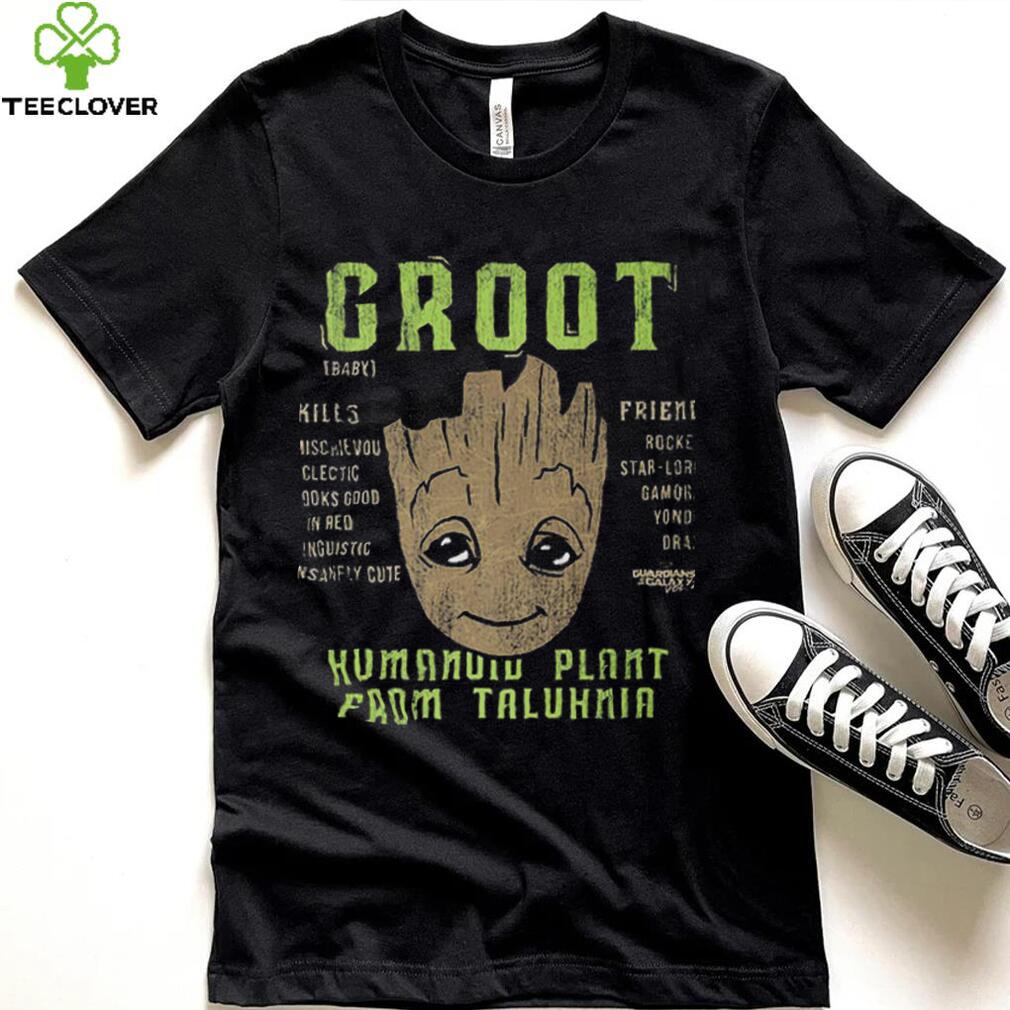 Marvel Guardians Of Galaxy 2 Groot Skills T Shirt