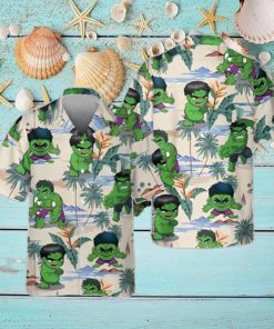 Marvel Hulk Hawaiian Shirt, Captain America Hawaiian Shirt Unique Gift