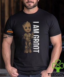 Marvel I Am Groot Badge Front Print T Shirt