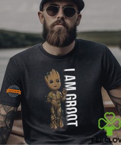 Marvel I Am Groot Badge Front Print T Shirt 3 Marvel I Am Groot Badge Front Print T Shirt
