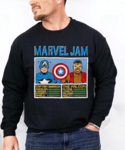 Marvel Jam Captain America and the Falcon shirt