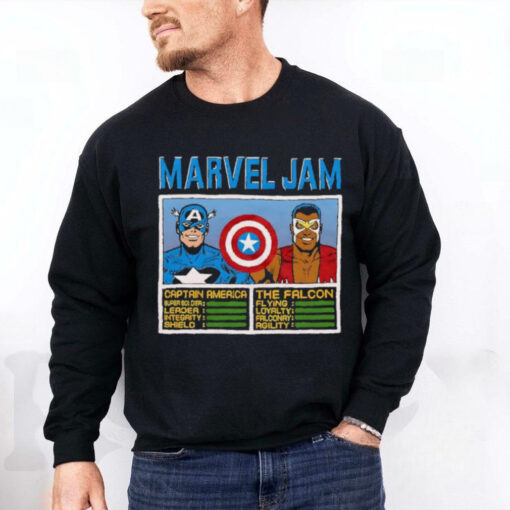 Marvel Jam Captain America and the Falcon shirt