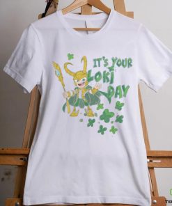 Marvel Kawaii It’s Your Loki Day Shamrocks St Patrick’s Day T Shirt