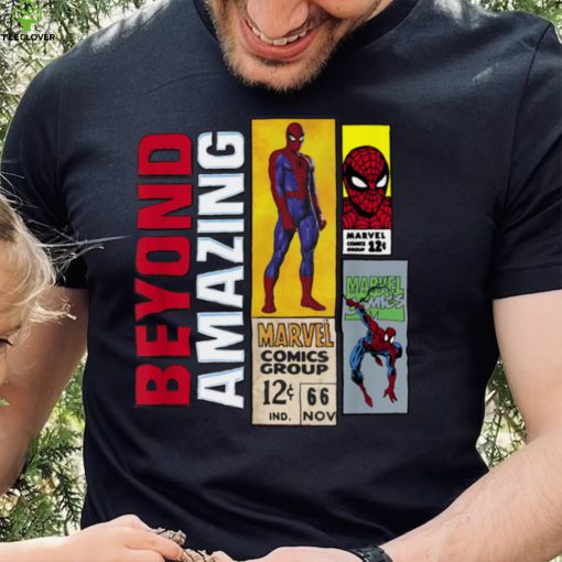Marvel Spider Man 60th Anniversary Classic Comic Panels T Shirt