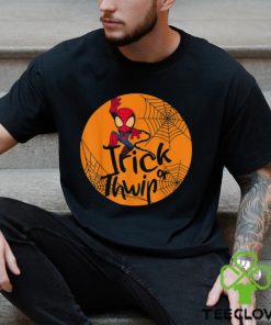 Marvel Spider Man Trick Or Thwip Halloween T Shirt, Spider Man Halloween Moon Tee 2 Marvel Spider Man Trick Or Thwip Halloween T Shirt, Spider Man Halloween Moon Tee