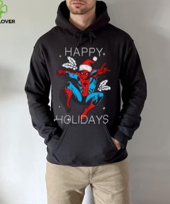 Marvel Spider Shirt, Man Happy Holidays Santa Christmas T Shirt