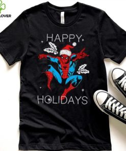 Marvel Spider Shirt, Man Happy Holidays Santa Christmas T Shirt 6 Marvel Spider Shirt, Man Happy Holidays Santa Christmas T Shirt