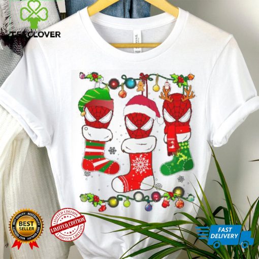 Marvel Spider man Christmas Lights Holiday T Shirt Christmas Party 2023