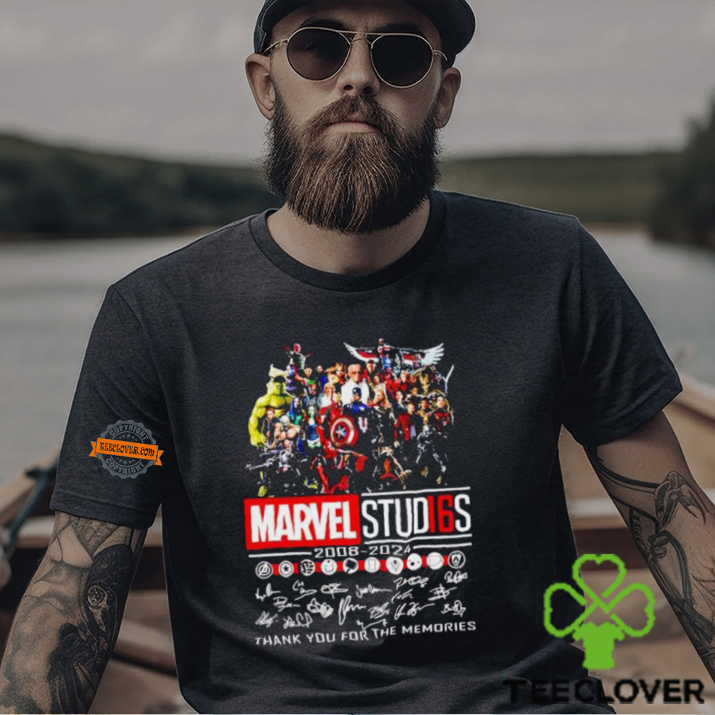 Marvel Stud16s 2008 2024 Thank You For The Memories Signature shirt Marvel Stud16s 2008 2024 Thank You For The Memories Signature shirt