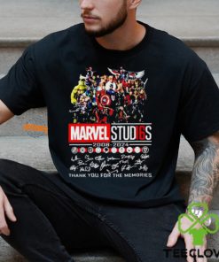Marvel Stud16s 2008 2024 Thank You For The Memories Signature shirt