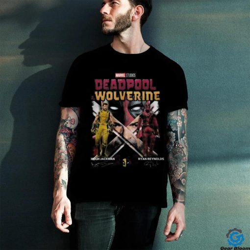 Marvel Studio Deadpool X Wolverine X Men Universe Fan T Shirt