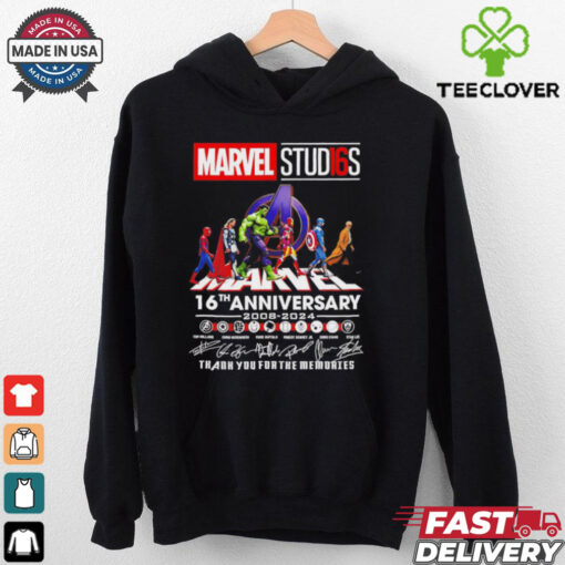 Marvel Studios 16th Anniversary 2008 2024 thank you for the memories shirt