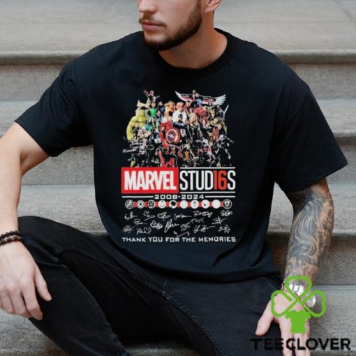 Marvel Studios 2008 2024 Thank You For The Memories Signatures Shirt