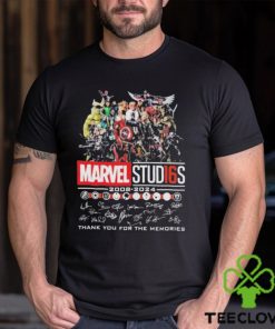 Marvel Studios 2008 2024 Thank You For The Memories Signatures Shirt