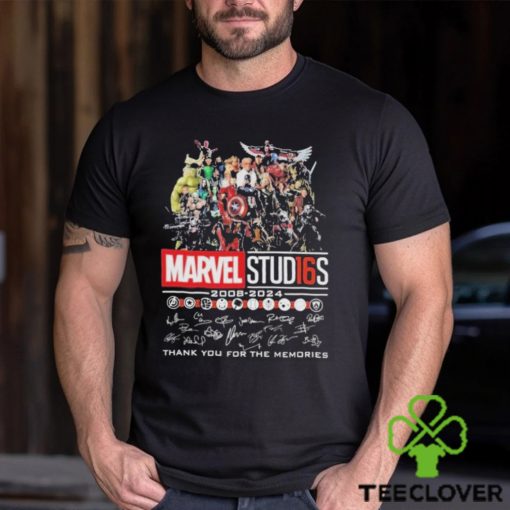 Marvel Studios 2008 2024 Thank You For The Memories Signatures Shirt