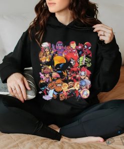 Marvel Studios Chibi Characters X Deadpool Wolverine Shirt