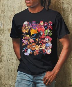 Marvel Studios Chibi Characters X Deadpool Wolverine Shirt