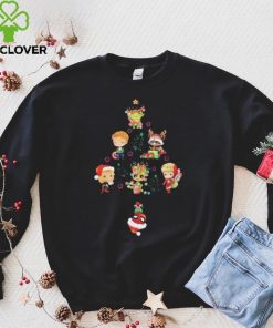 Marvel Studios Chibi Hulk Groot Iron Man And Spiderman Christmas Tree Sweathoodie, sweater, longsleeve, shirt v-neck, t-shirt