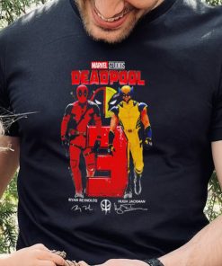 Marvel Studios Deadpool 3 Ryan Reynolds and Hugh Jackman signatures logo hoodie, sweater, longsleeve, shirt v-neck, t-shirt