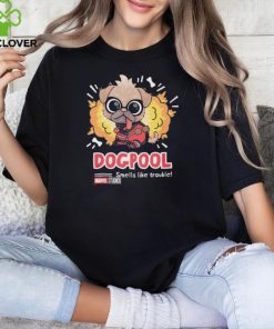 Marvel Studios Deadpool Dogpool Smells Like Trouble Shirt