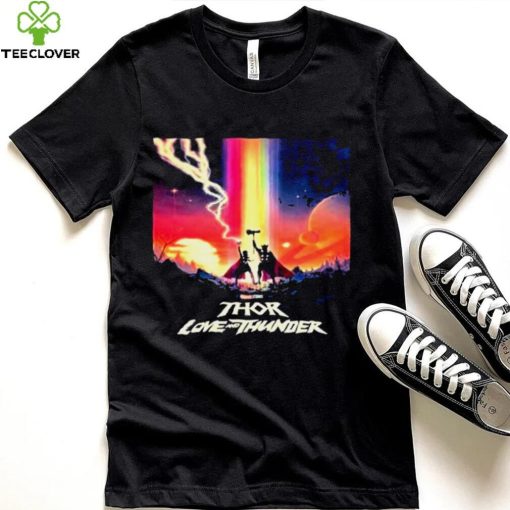 Marvel Studios Thor Love And Thunder Posters Logo Shirt