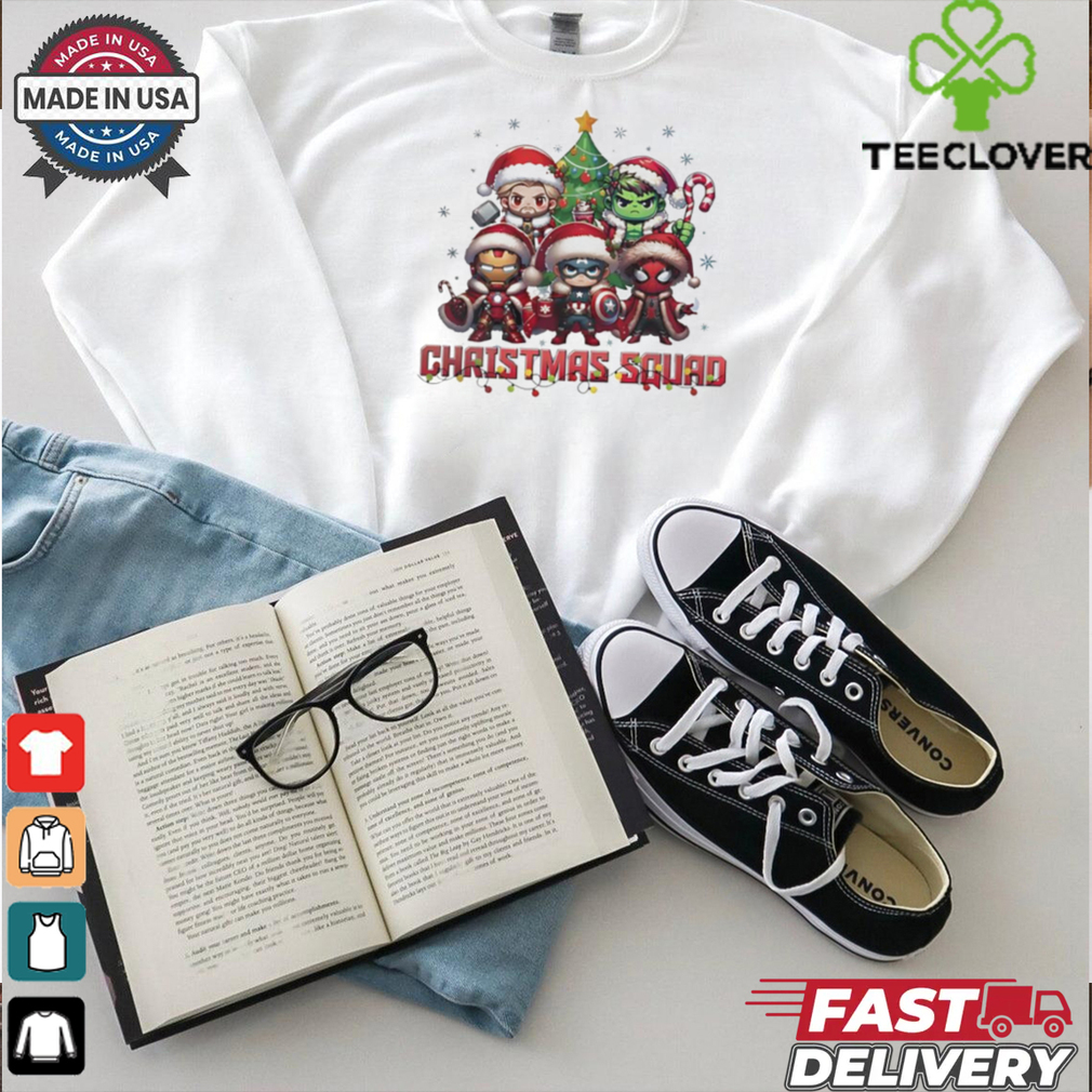 Marvel Superheroes Christmas Squad 2024 shirt Marvel Superheroes Christmas Squad 2024 shirt
