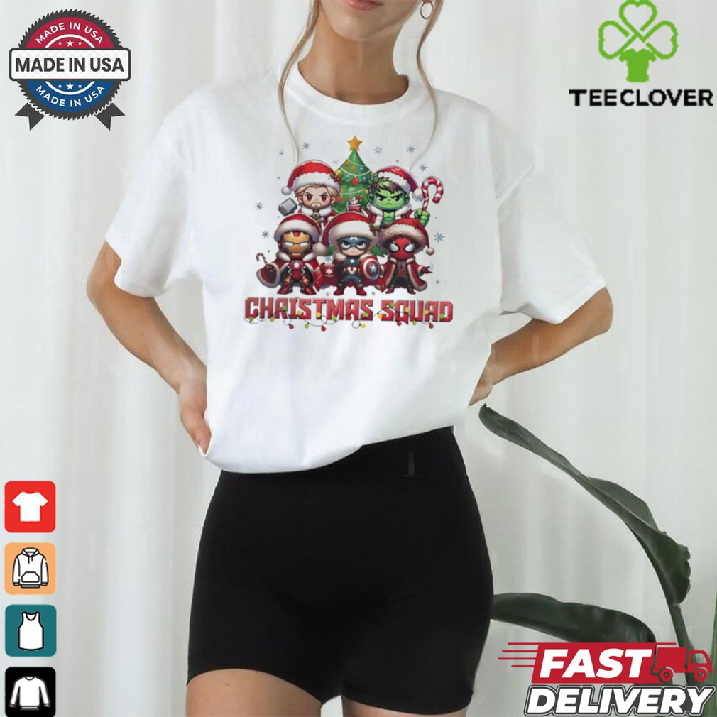 Marvel Superheroes Christmas Squad 2024 shirt Marvel Superheroes Christmas Squad 2024 shirt