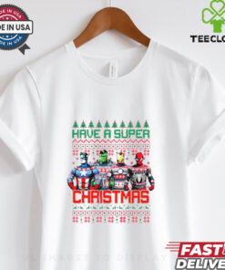 Marvel Superheroes have a super Christmas 2024 shirt