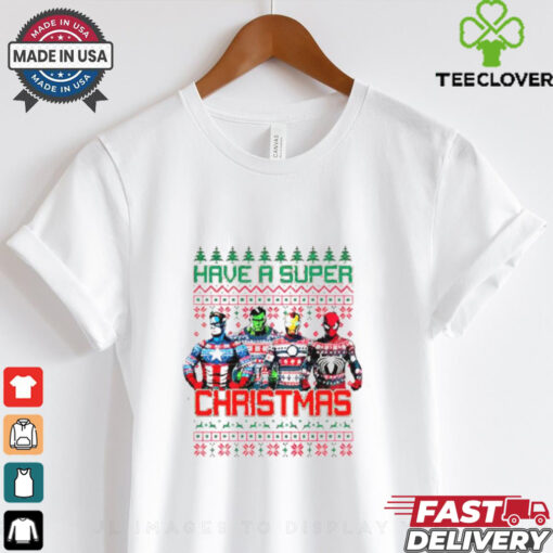 Marvel Superheroes have a super Christmas 2024 shirt