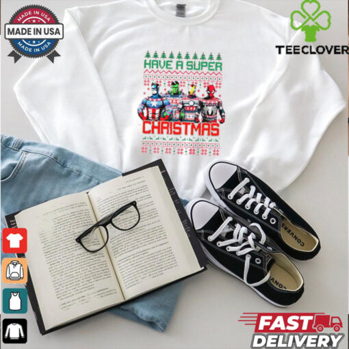 Marvel Superheroes have a super Christmas 2024 shirt