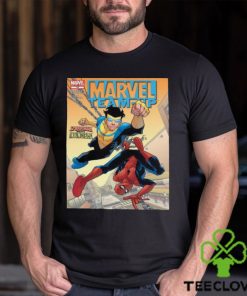 Marvel Team Up Spiderman Meets Invicible Shirt