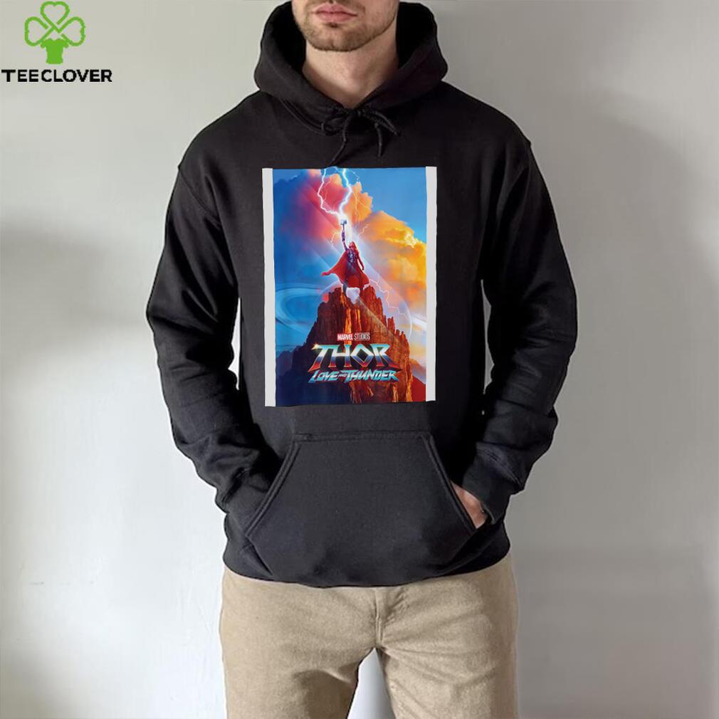 Marvel Thor Love and Thunder Jane Foster Mjölnir Poster T Shirt Marvel Thor Love and Thunder Jane Foster Mjölnir Poster T Shirt