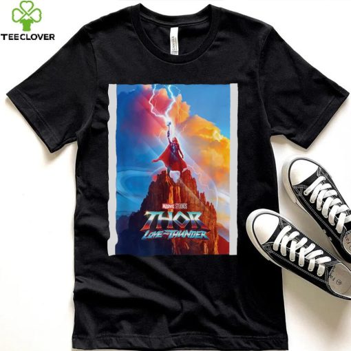 Marvel Thor Love and Thunder Jane Foster Mjölnir Poster T Shirt