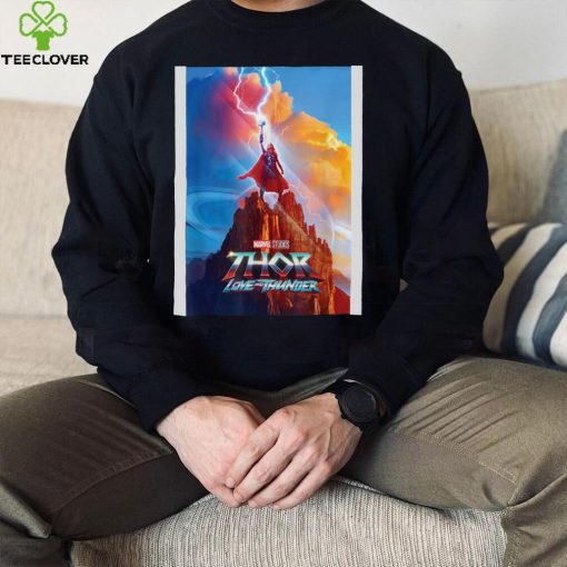 Marvel Thor Love and Thunder Jane Foster Mjölnir Poster T Shirt