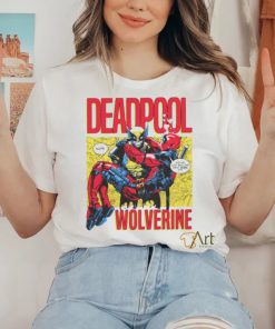 Marvel X men Deadpool And Wolverine Comic Shirt