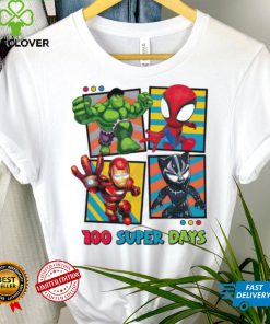 Marvel characters 100 super days hoodie, sweater, longsleeve, shirt v-neck, t-shirt