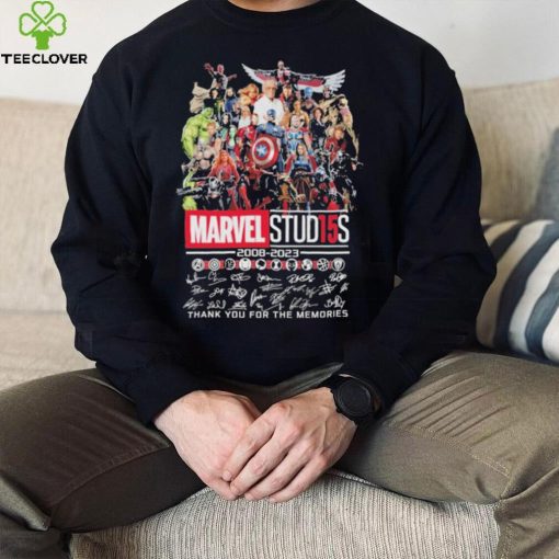 Marvel stud15s 2008 2023 thank you for the memories shirt