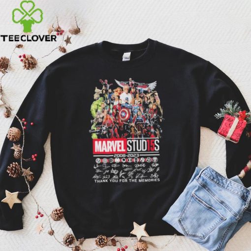 Marvel stud15s 2008 2023 thank you for the memories shirt
