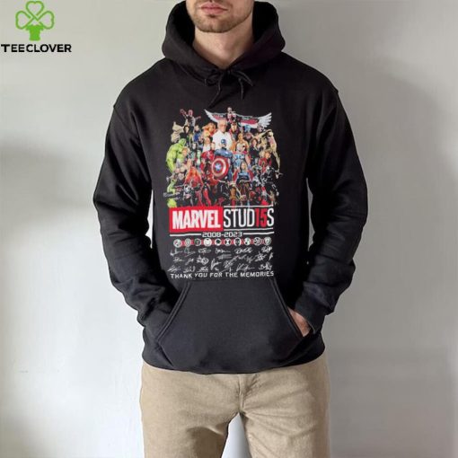 Marvel stud15s 2008 2023 thank you for the memories shirt