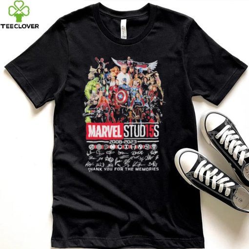 Marvel stud15s 2008 2023 thank you for the memories shirt