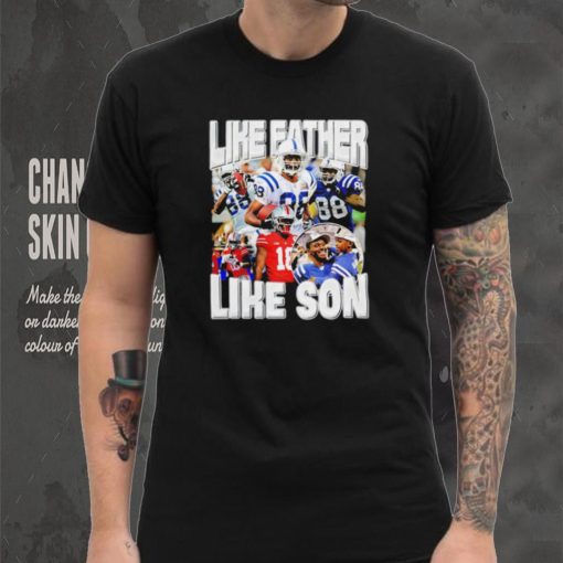 Marvin Harrison Jr. like father loke son portrait retro hoodie, sweater, longsleeve, shirt v-neck, t-shirt