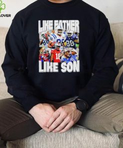 Marvin Harrison Jr. like father loke son portrait retro hoodie, sweater, longsleeve, shirt v-neck, t-shirt