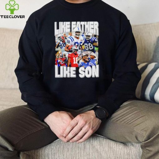 Marvin Harrison Jr. like father loke son portrait retro hoodie, sweater, longsleeve, shirt v-neck, t-shirt