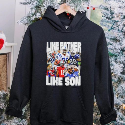 Marvin Harrison Jr. like father loke son portrait retro hoodie, sweater, longsleeve, shirt v-neck, t-shirt