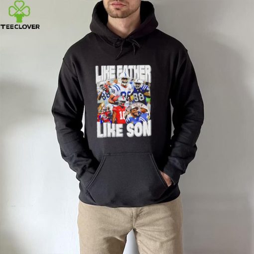 Marvin Harrison Jr. like father loke son portrait retro hoodie, sweater, longsleeve, shirt v-neck, t-shirt