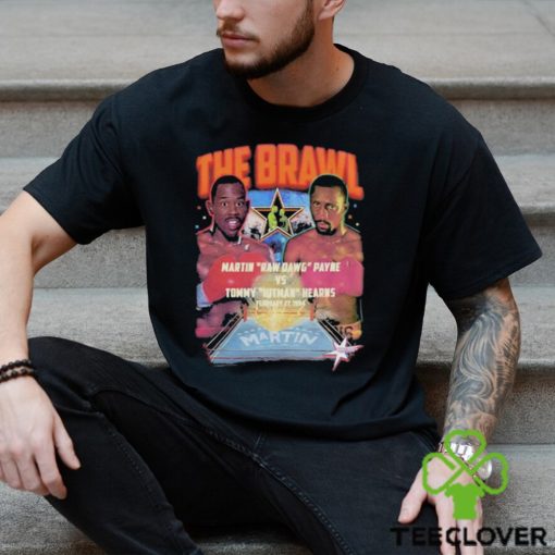 Marvothareal The Brawl Martin Raw Dawg Payne Vs Tommy Hitman Hearns Long Sleeve T Shirt