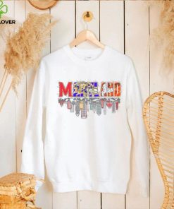 Maryland Baltimore Orioles Ravens Washington Commanders Skyline Shirt